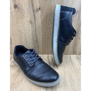 Skechers Classic Fit Air-Cooled Memory Foam Leather Upper Mens 11 Black SN 65269